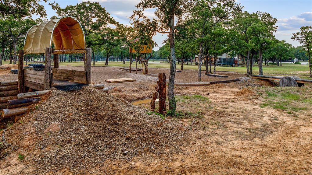 3113 Rock Creek Road Mineral Wells, TX 76067 - Photo 17 of 37 a view of a park with swings and slides