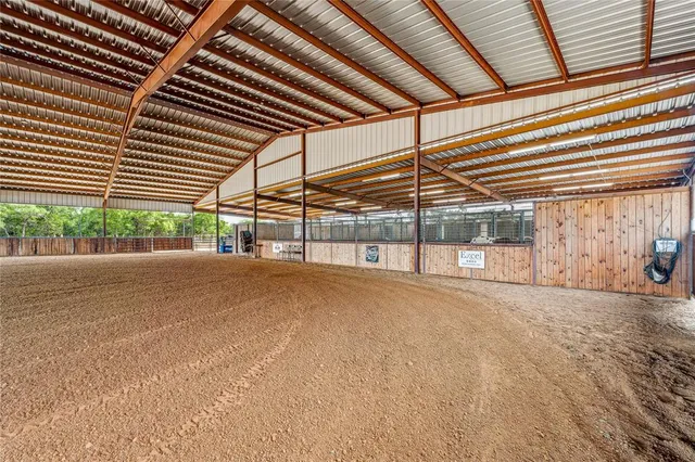 a view of a room with an empty space