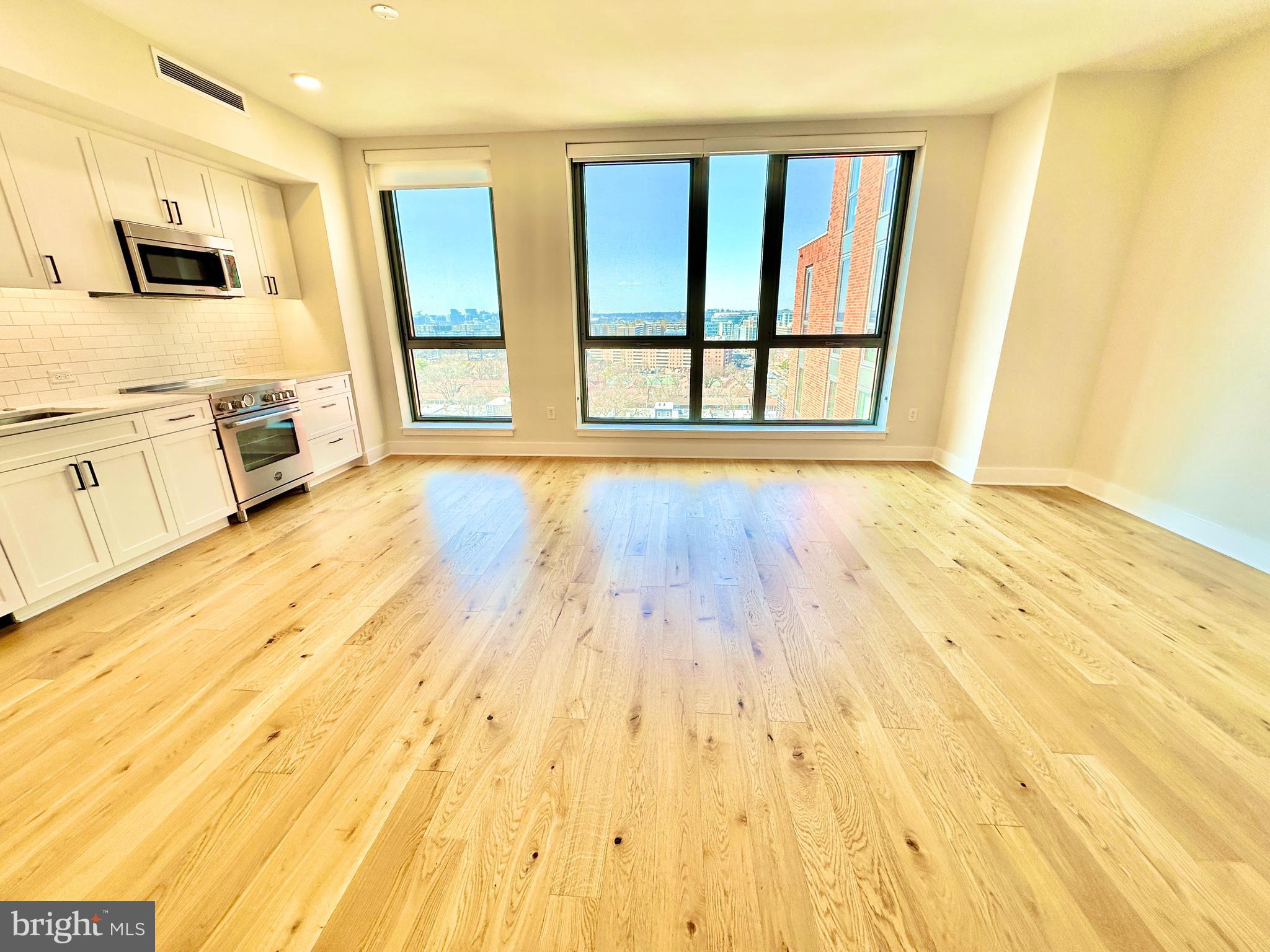 1211 Van Street Southeast, Unit 1201 Washington, DC 20003 - Photo 2 of 60 a view of a kitchen with wooden floor and a sink