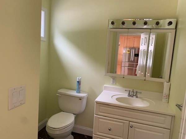 3 Dansereau Place, Unit 3 Middleton, MA 01949 - Photo 32 of 34 a bathroom with a sink a toilet and mirror