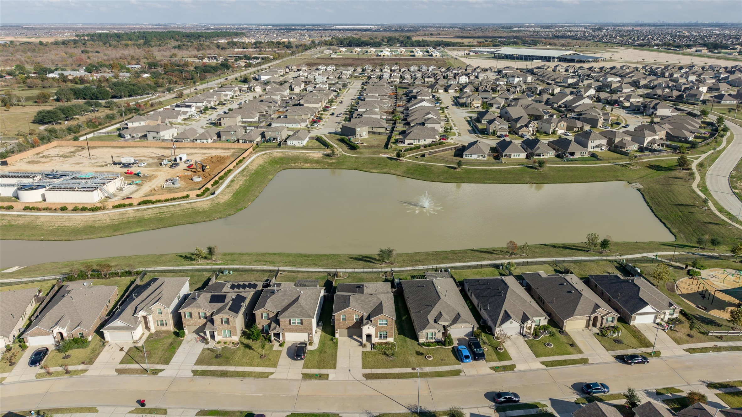 5826 Savanna Pasture Road Katy, TX 77493 - Photo 37 of 45 an aerial view of a building with wooden floor