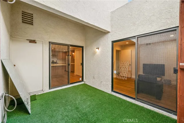 a view of an entryway door