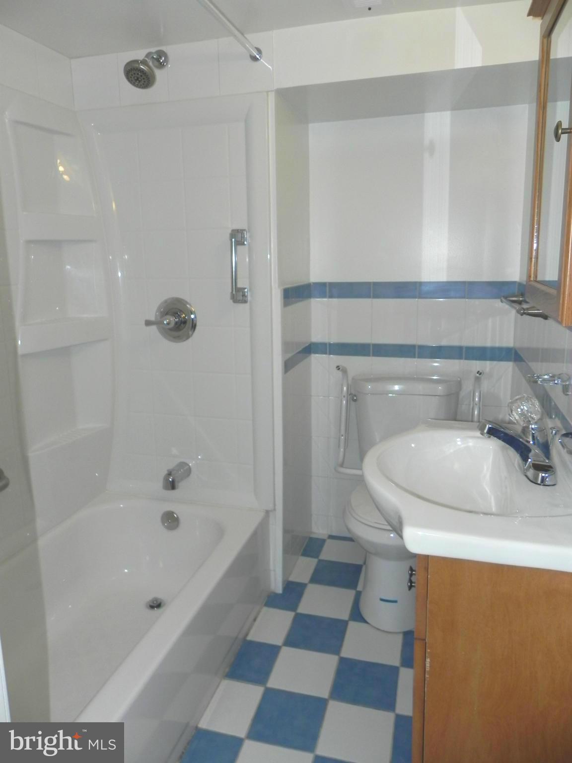 4509 Bennion Road Silver Spring, MD 20906 - Photo 11 of 18 a bathroom with a sink a toilet and shower