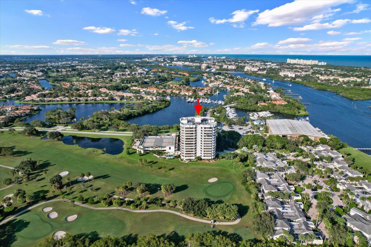 3322 Casseekey Island Road, Unit 201 Jupiter, FL 33477 - Photo 28 of 40 Aerial
