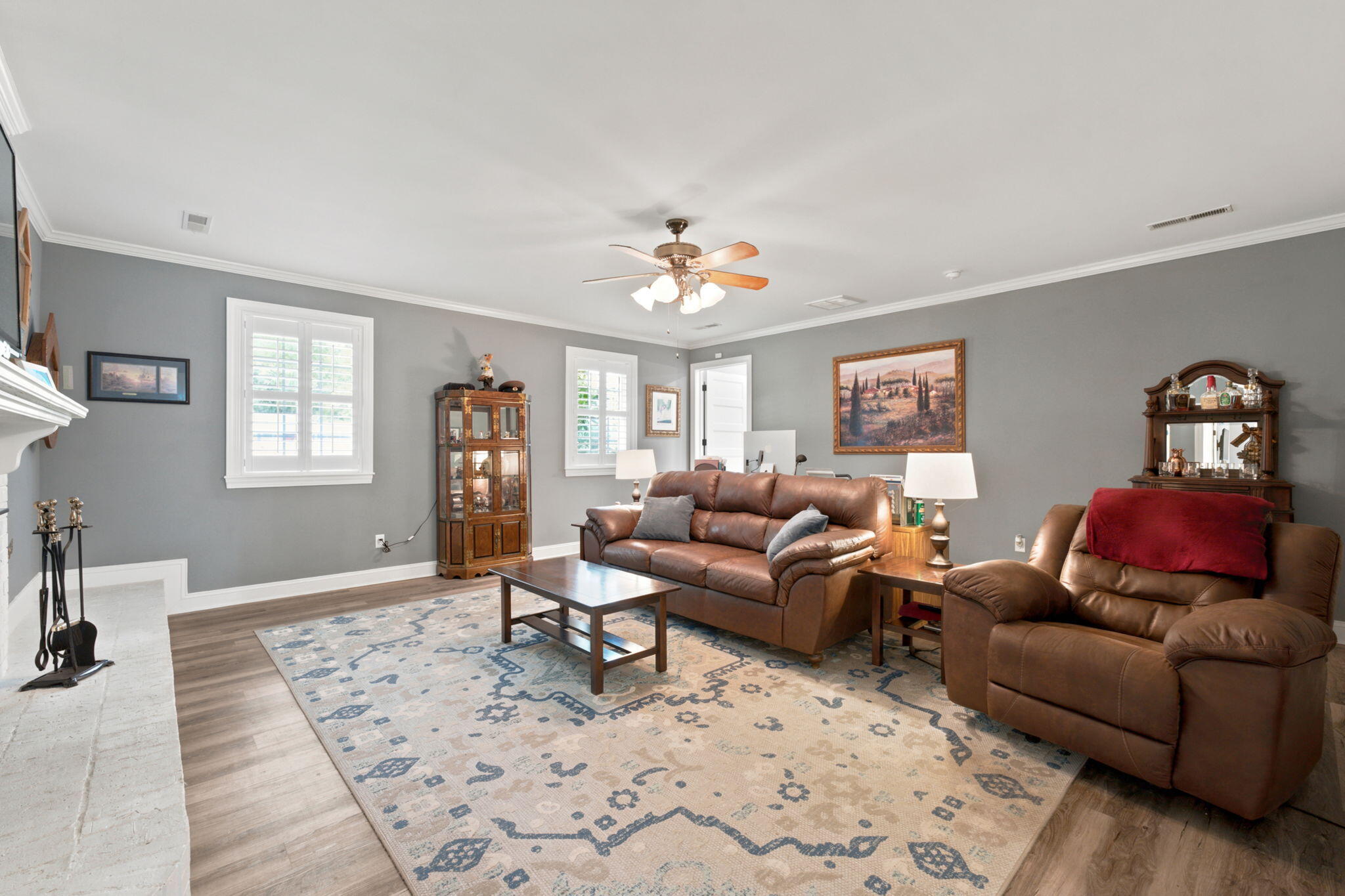 2045 Cains Mill Road Sumter, SC 29154 - Photo 26 of 83 Den with Fireplace