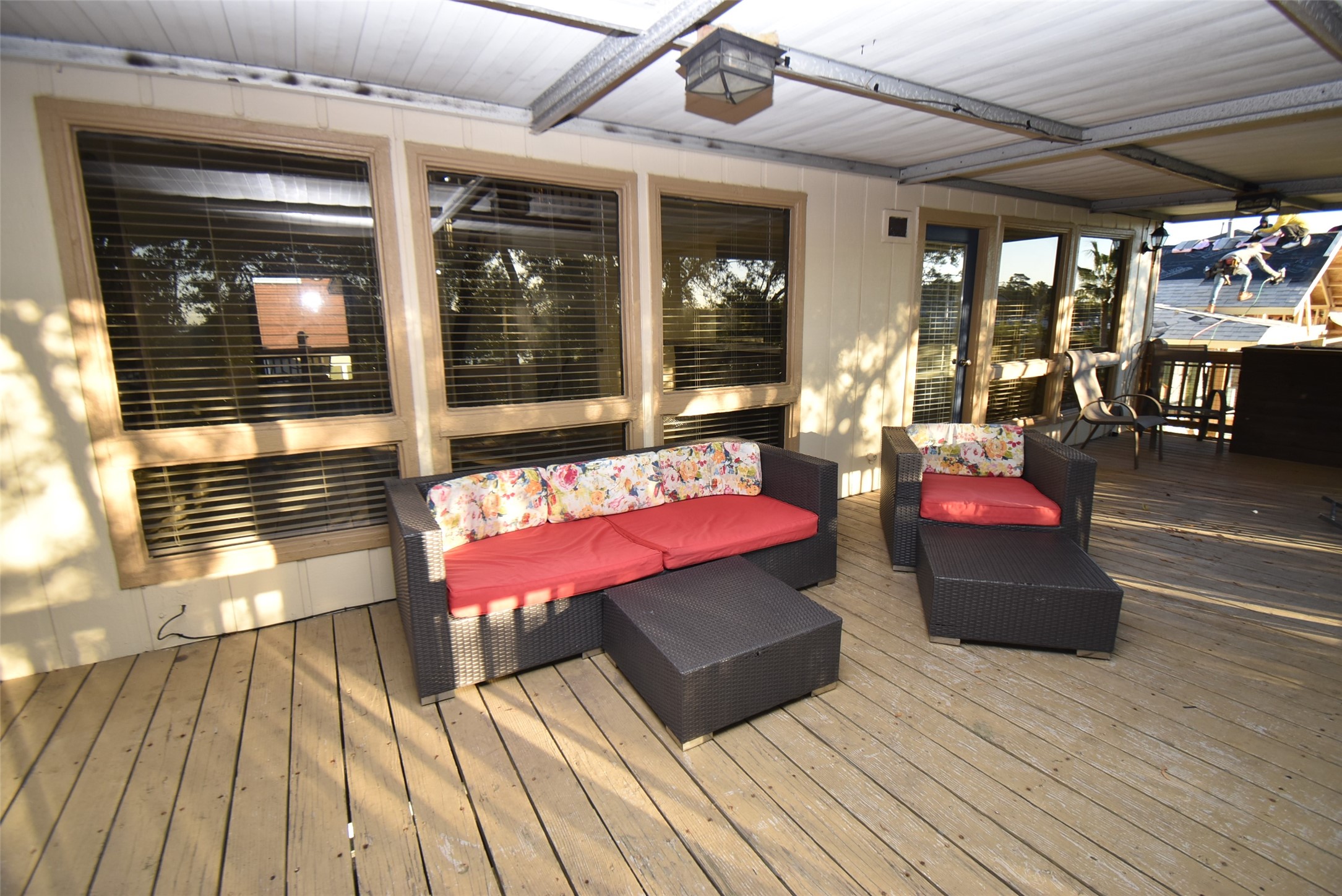 82 Harbor Lane Kemah, TX 77565 - Photo 17 of 33 a view of a patio with wooden floor
