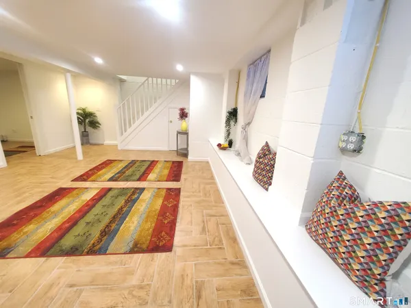 a very nice looking room with a rug