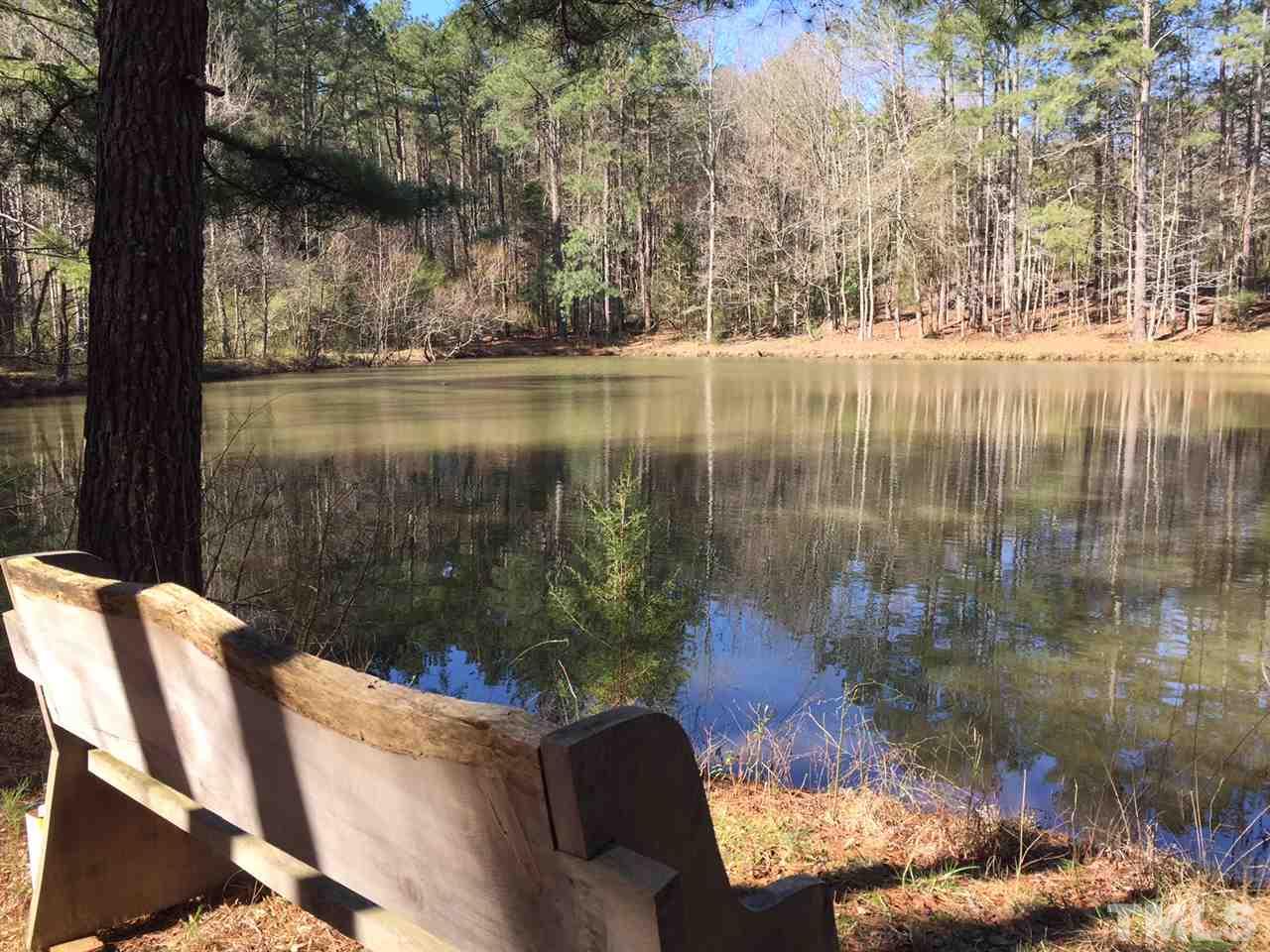 114 Bynum Ridge Road Pittsboro, NC 27312 - Photo 18 of 23 The neighboring ponds add to the feeling of peace and tranquility--country living at its finest.
