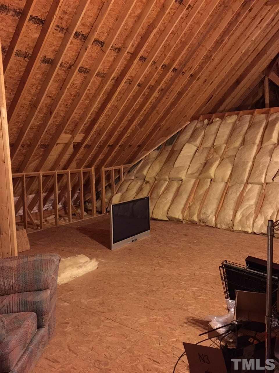 114 Bynum Ridge Road Pittsboro, NC 27312 - Photo 22 of 23 Do not miss the immense walk-in attic located off the second floor closet. It's unfinished space, but offers a myriad of uses.
