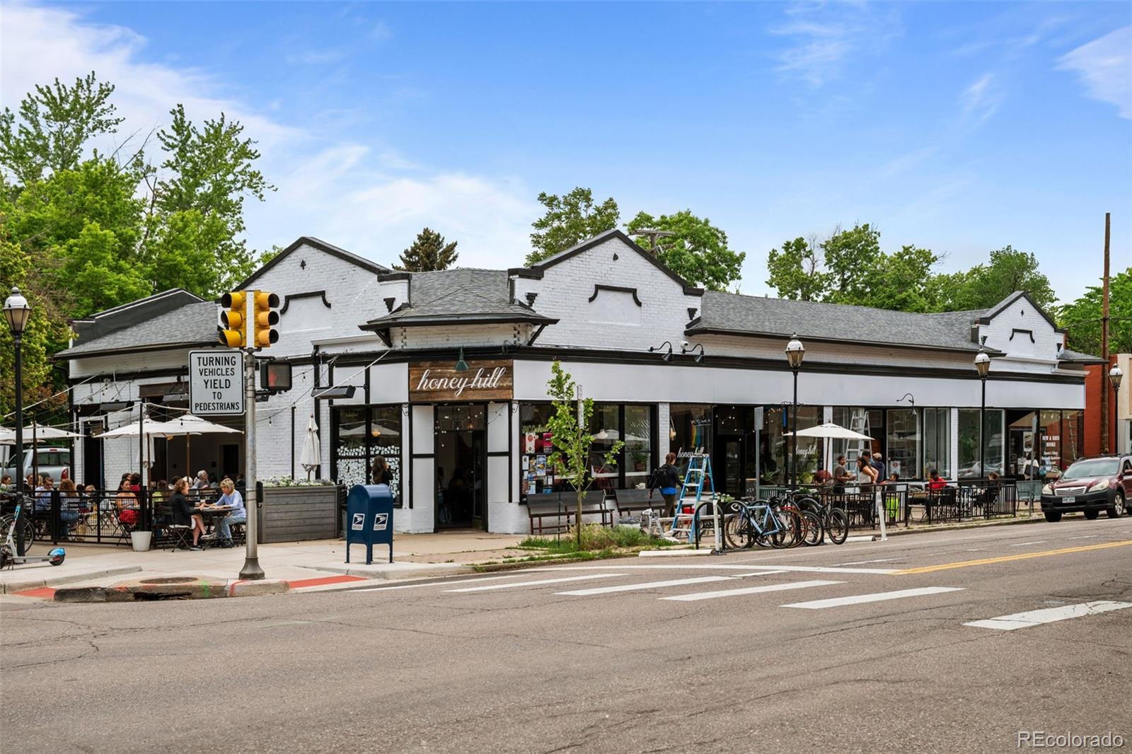 2314 Grape Street Denver, CO 80207 - Photo 35 of 49 a view of street with shops