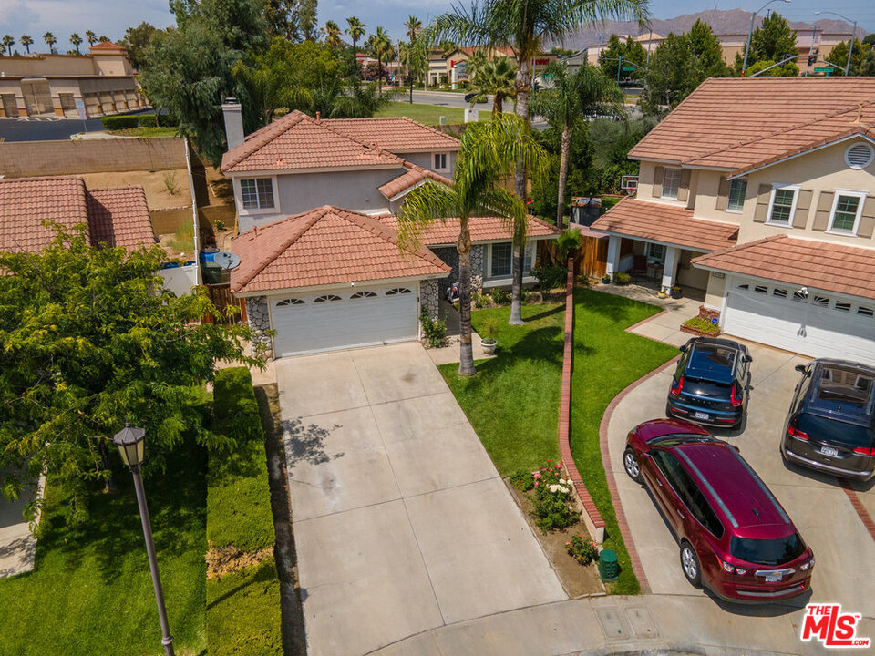 19281 Foxtail Lane Riverside, CA 92508 - Photo 2 of 53 an aerial view of a house with garden space and street view