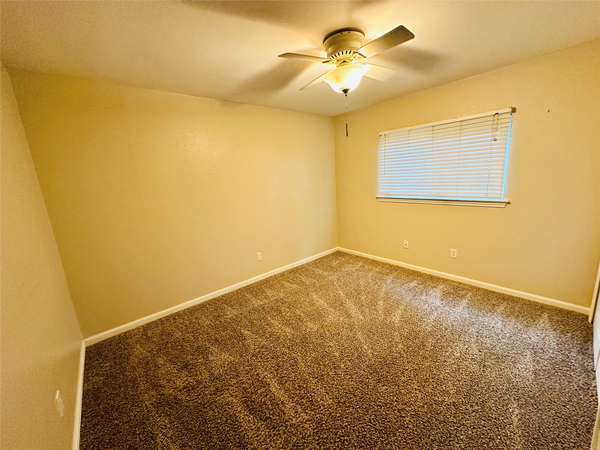 13015 Garfield Lane Austin, TX 78727 - Photo 11 of 16 Unfurnished room with carpet flooring and a ceiling fan