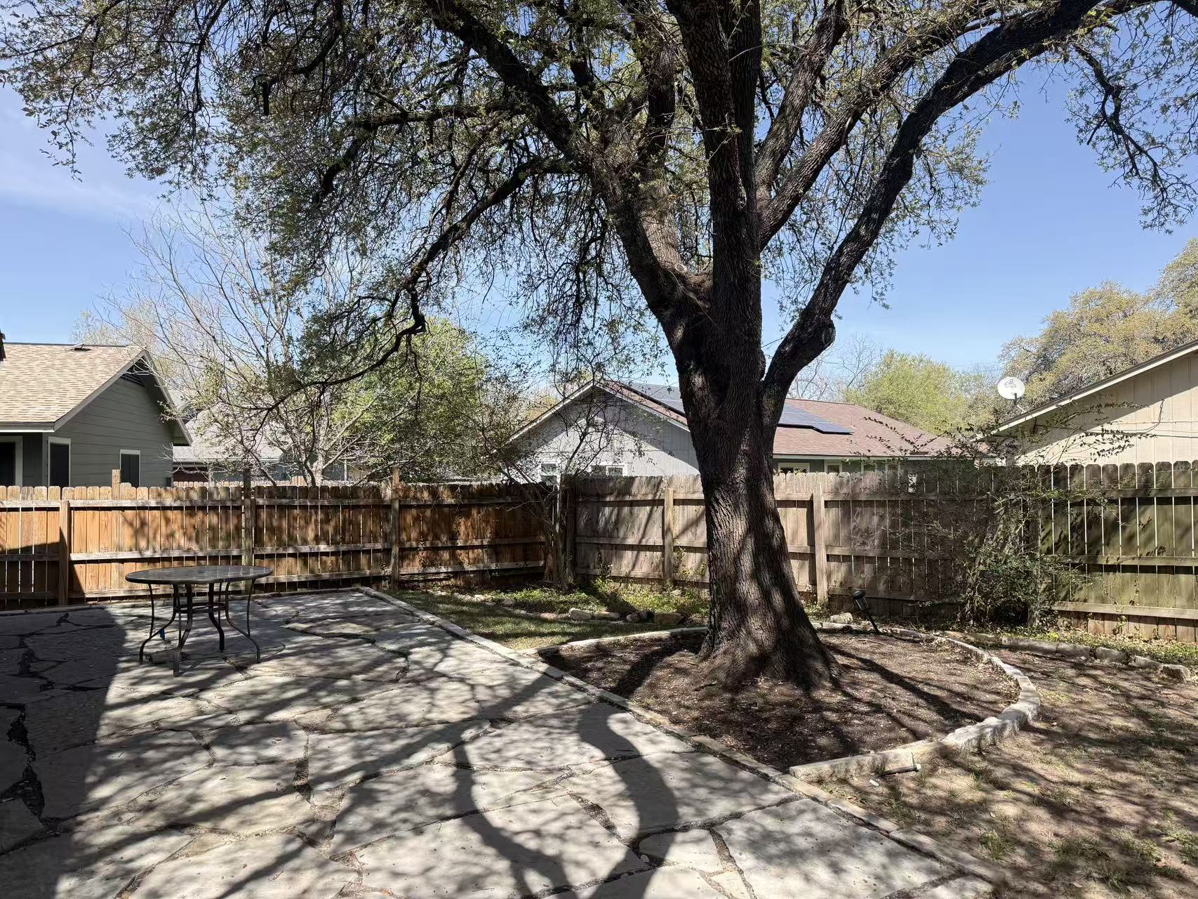 13015 Garfield Lane Austin, TX 78727 - Photo 16 of 16 Fenced backyard featuring a patio area
