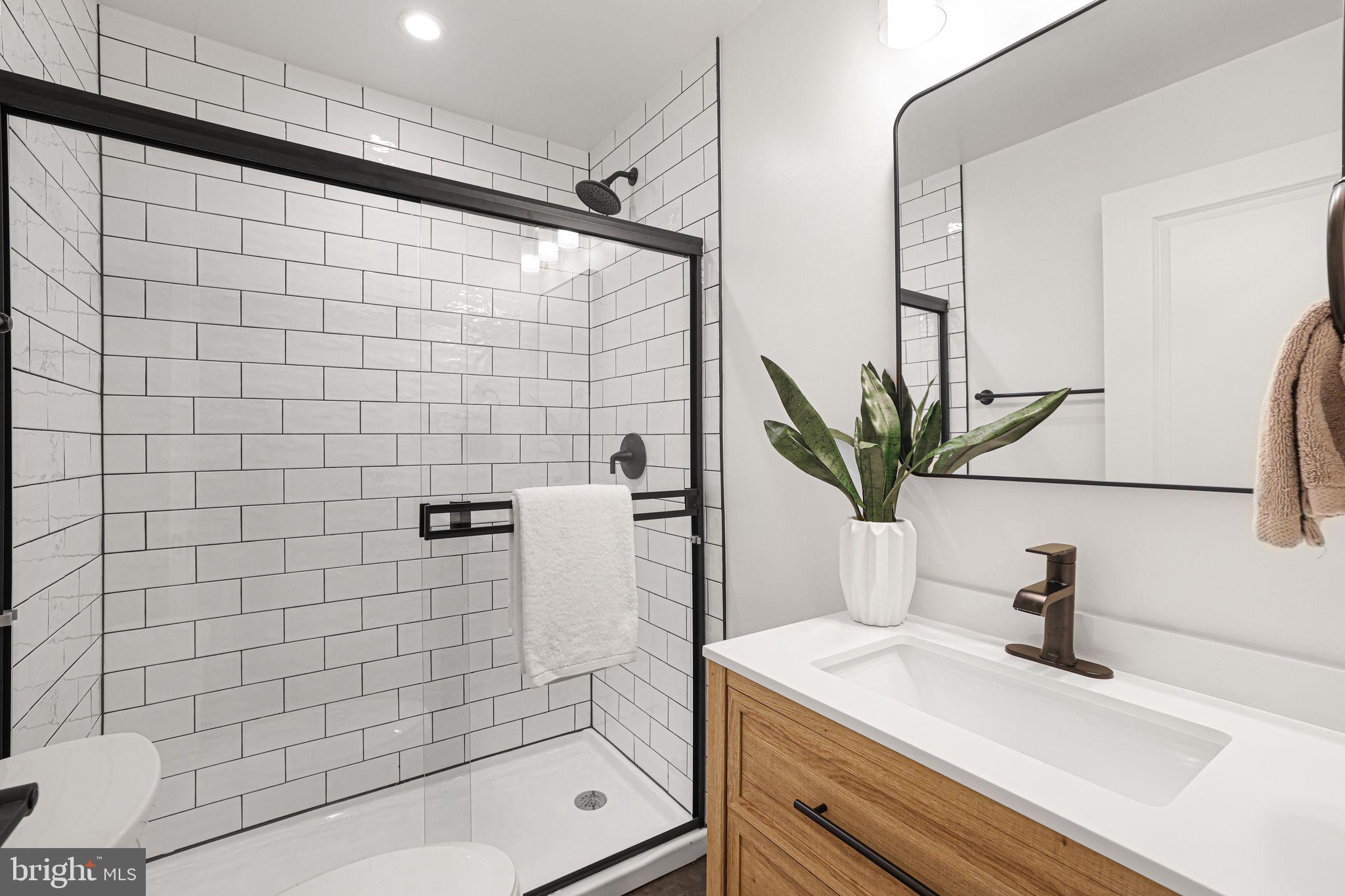 12300 La Plata Street Silver Spring, MD 20904 - Photo 21 of 45 a bathroom with a shower and a sink