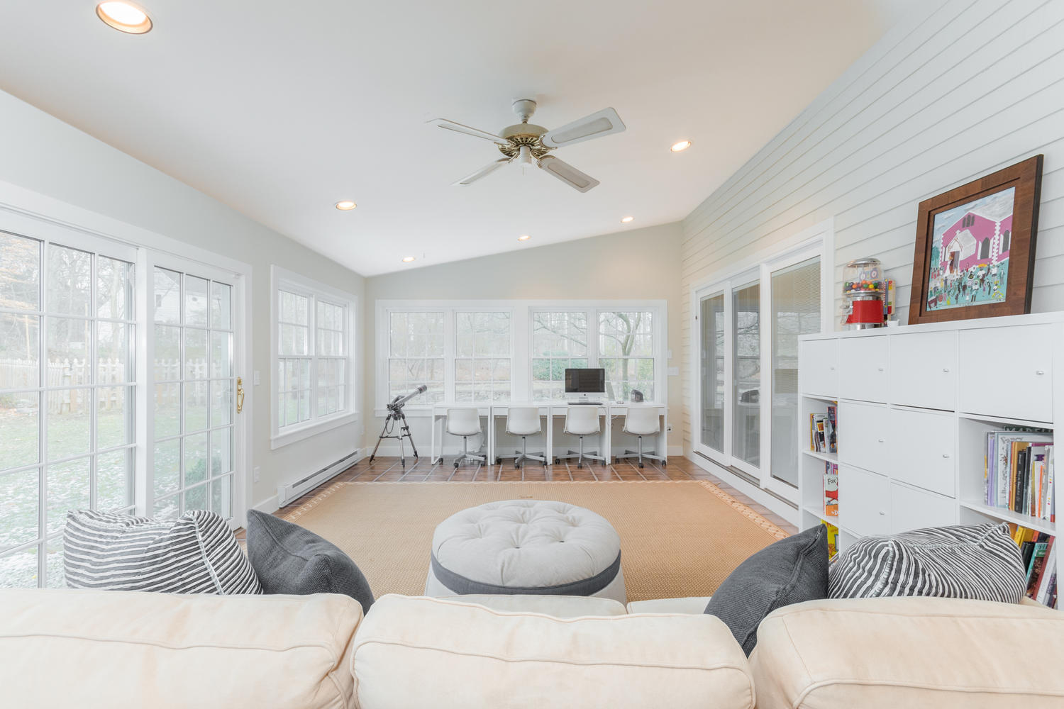 7 Hunt Road Darien, CT 06820 - Photo 14 of 40 a living room with furniture and a large window