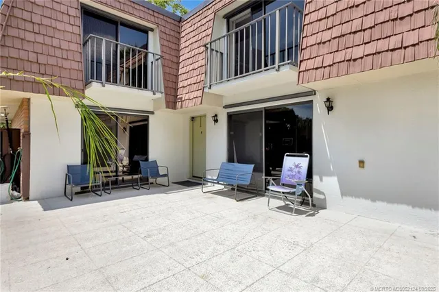 a view of a house with patio