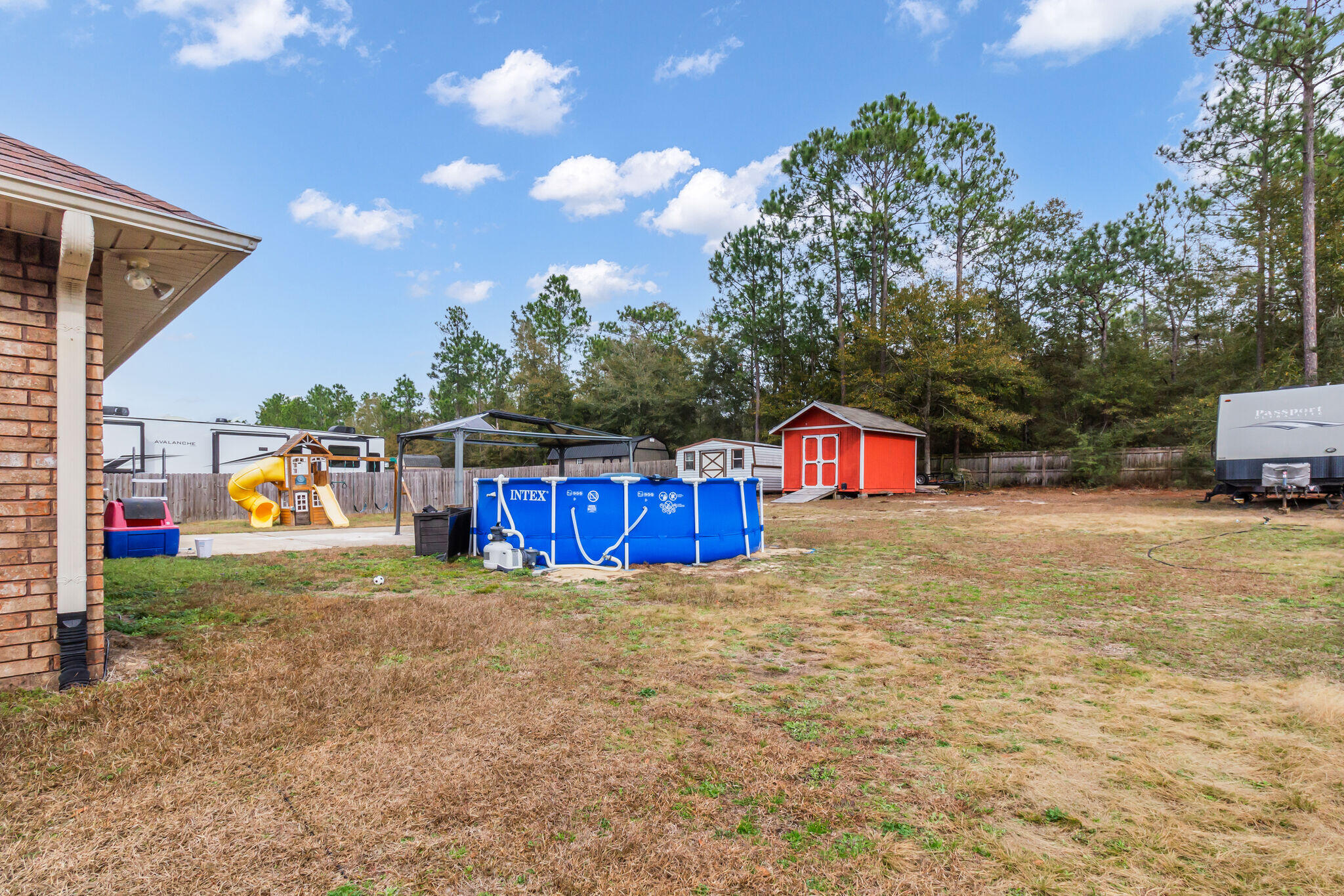 6181 Hummingbird Lane Crestview, FL 32536 - Photo 44 of 46 a view of back yard of the house