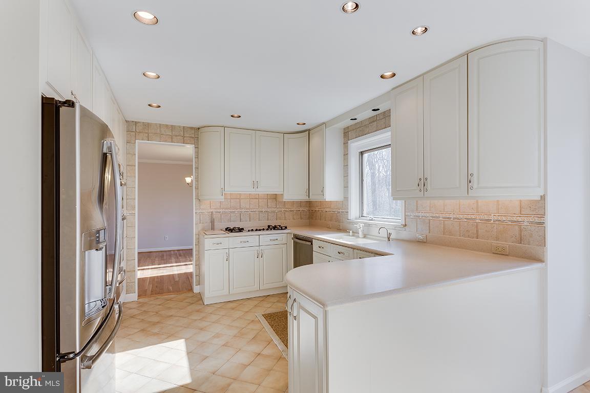 8228 Lakenheath Way Potomac, MD 20854 - Photo 11 of 41 a kitchen with a sink stove and refrigerator