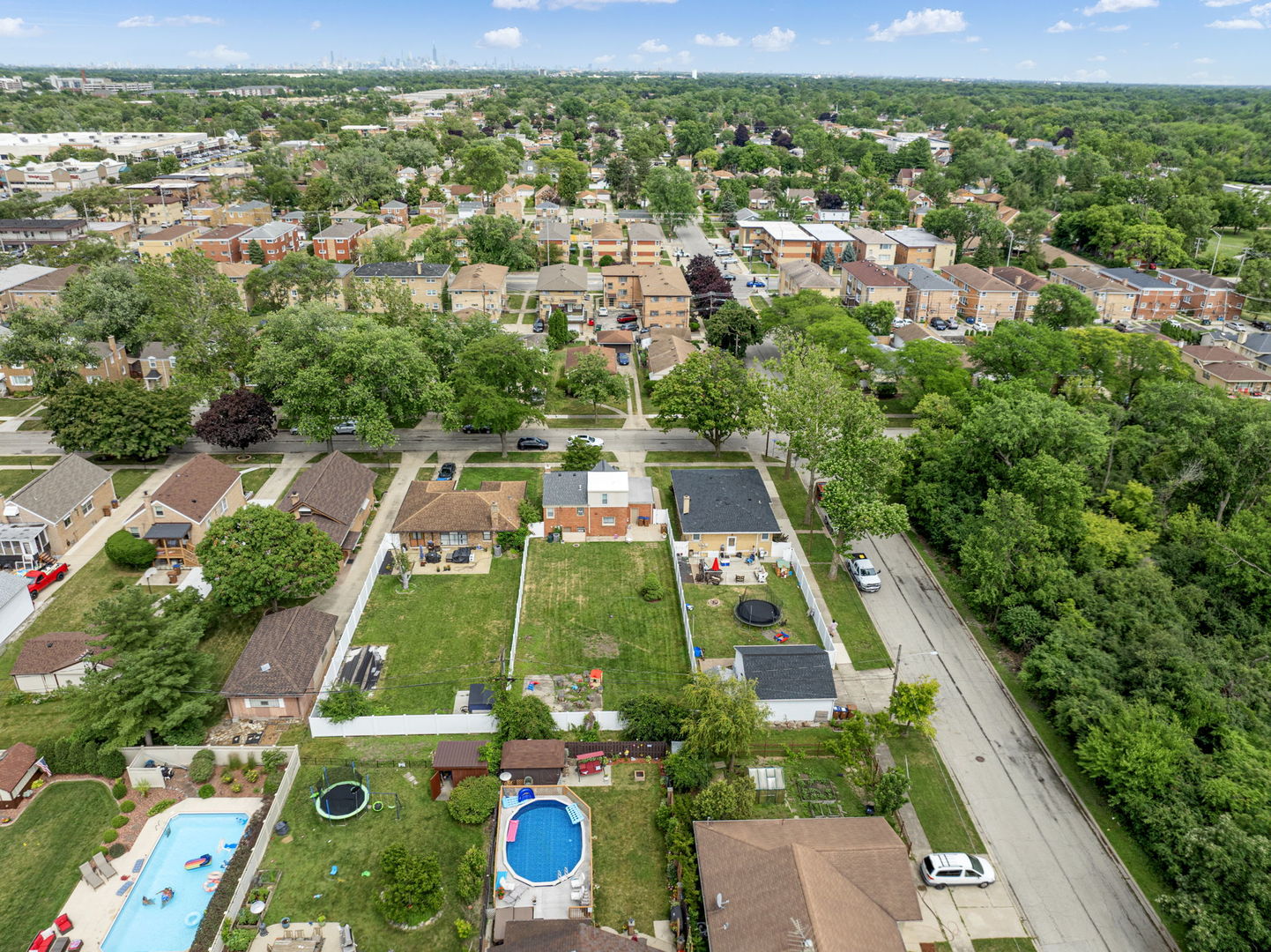 2256 18th Avenue North Riverside, IL 60546 - Photo 33 of 33 an aerial view of residential houses with outdoor space and street view