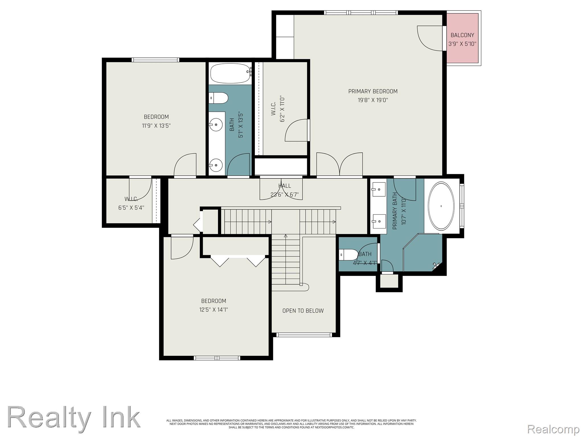 4927 Nature View Court Howell, MI 48843 - Photo 18 of 19 Second Level floor plan