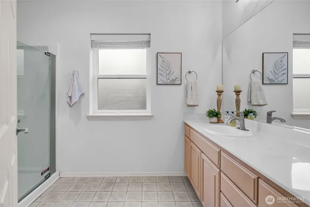 a view of a chairs and table in a backyard