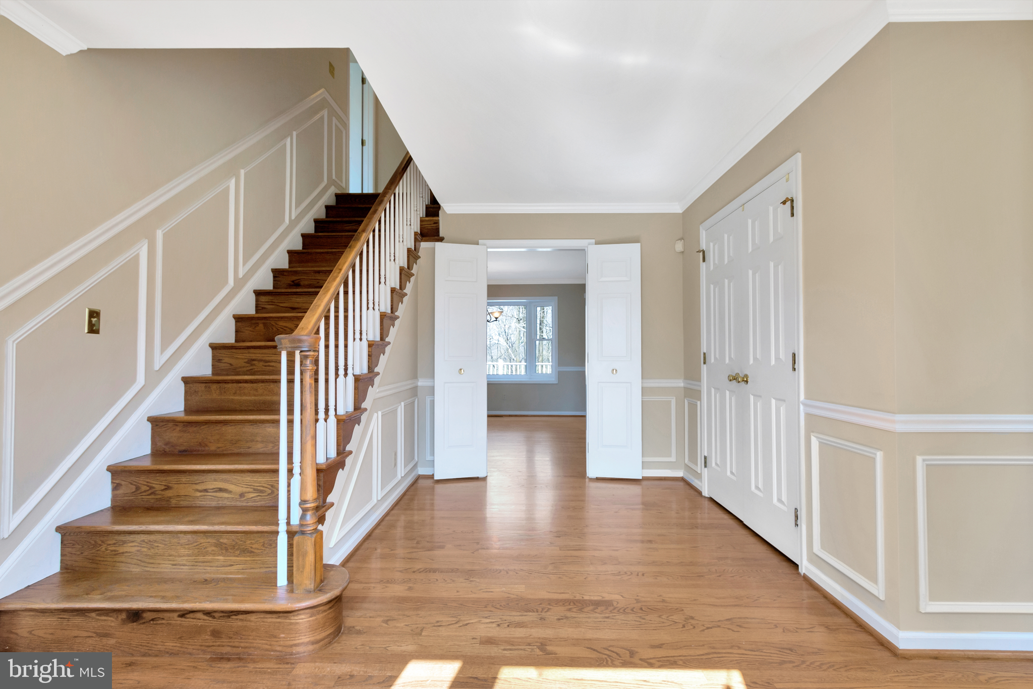 9 Radburn Lane Landenberg, PA 19350 - Photo 2 of 31 Foyer with hardwood floors and wainscoting