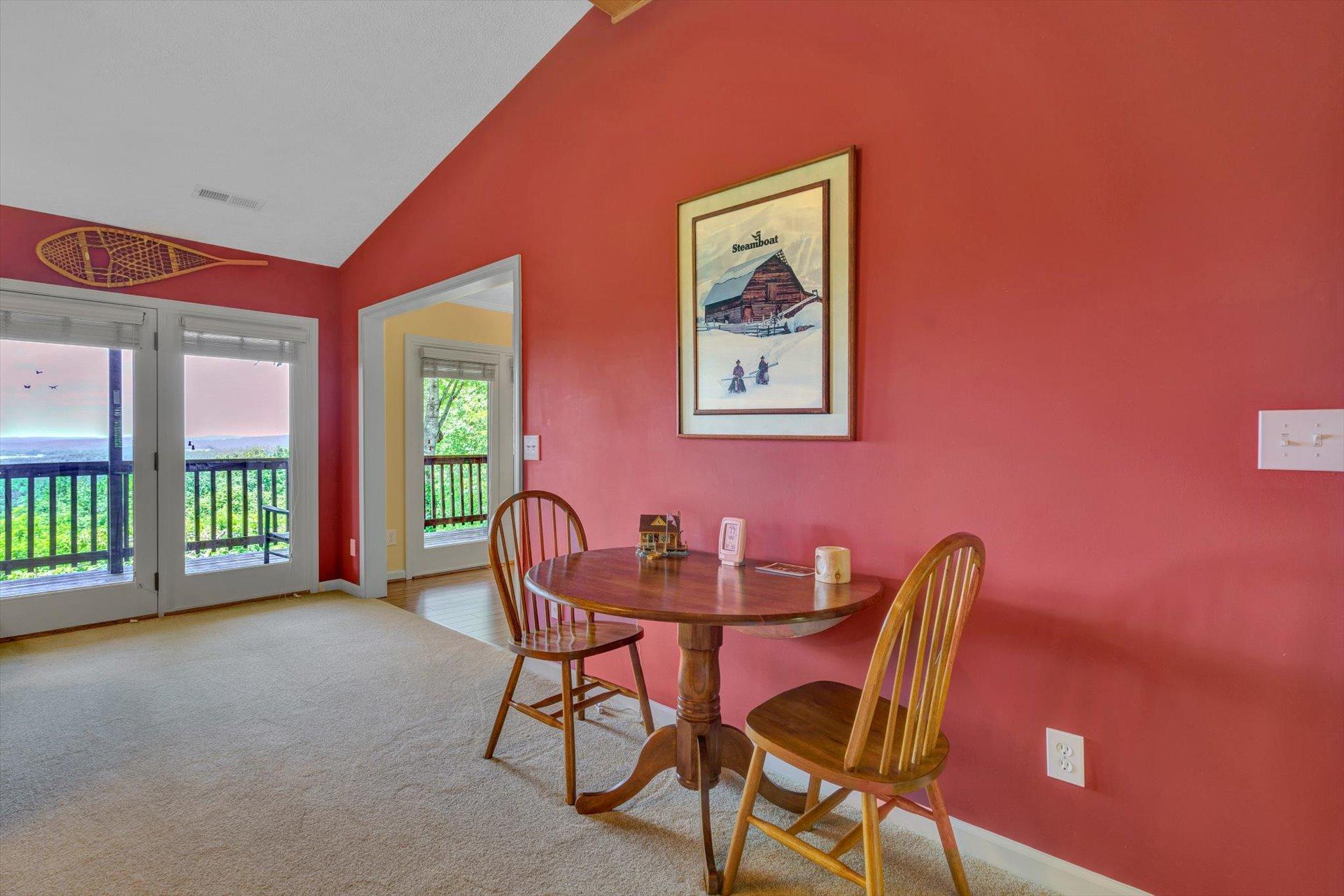 2005 Walnut Knob Road Southeast Floyd, VA 24091 - Photo 18 of 71 a dining room with furniture and front door