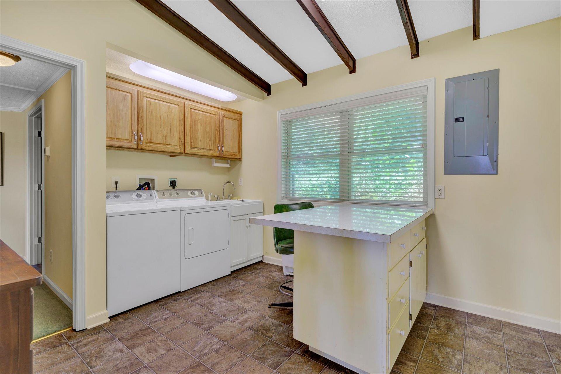 2005 Walnut Knob Road Southeast Floyd, VA 24091 - Photo 39 of 71 a utility room with cabinets washer and dryer