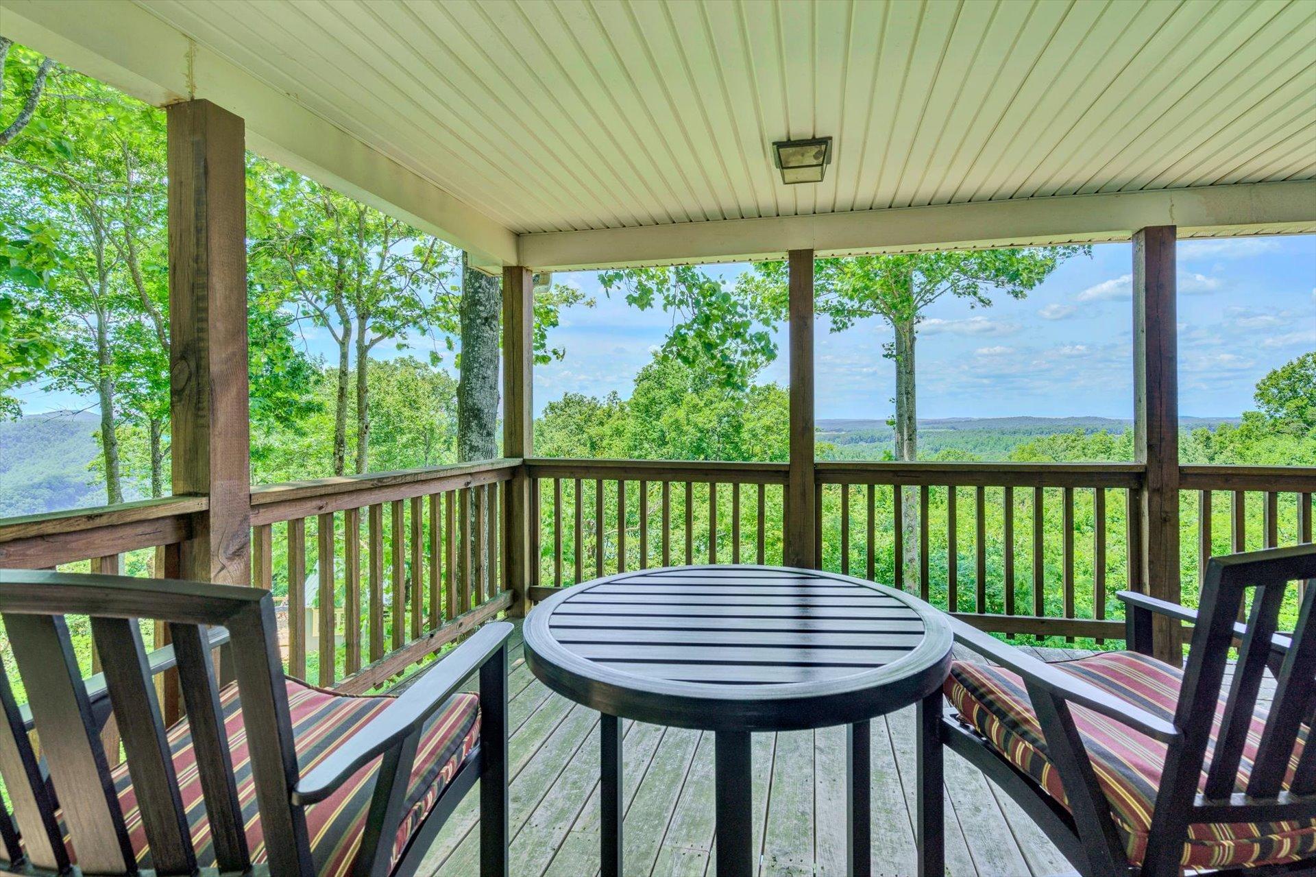2005 Walnut Knob Road Southeast Floyd, VA 24091 - Photo 47 of 71 a view of a balcony with furniture