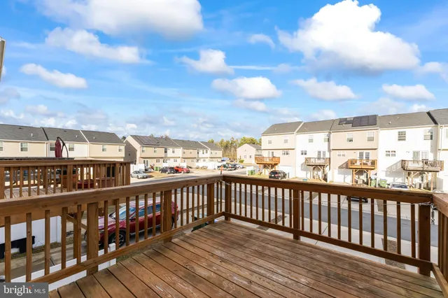 a view of city from a balcony