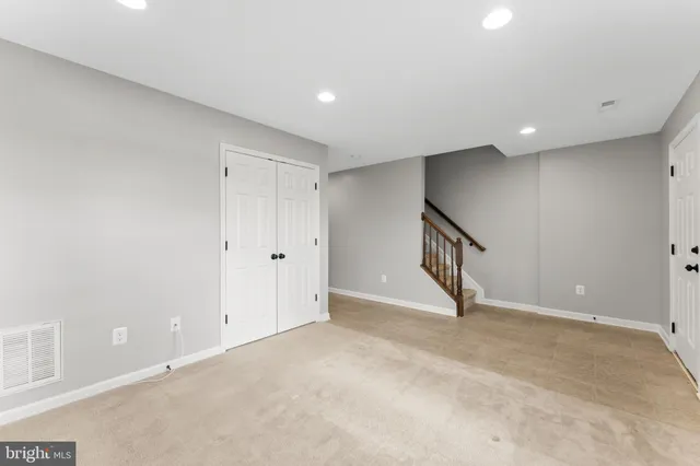 a view of an empty room