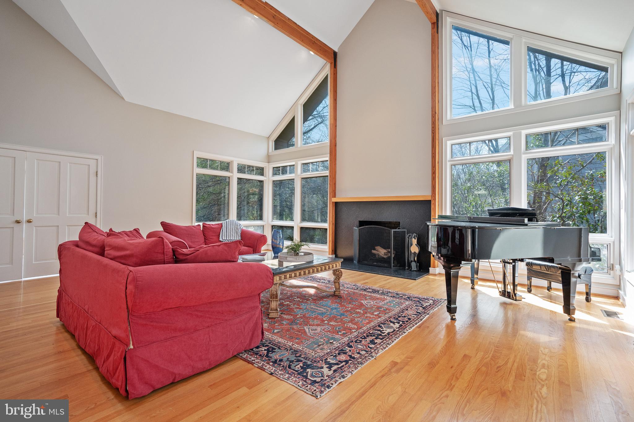 3431 Hidden River View Road Annapolis, MD 21403 - Photo 3 of 43 Fireplace, Soaring Ceilings & Winter Water Views