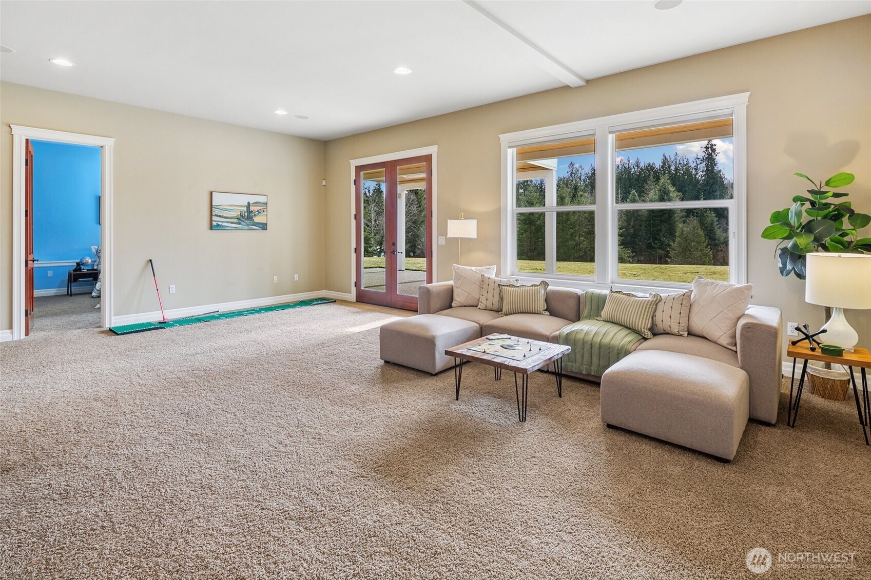 3505 Newberg Road Snohomish, WA 98290 - Photo 23 of 40 a living room with furniture and a large window