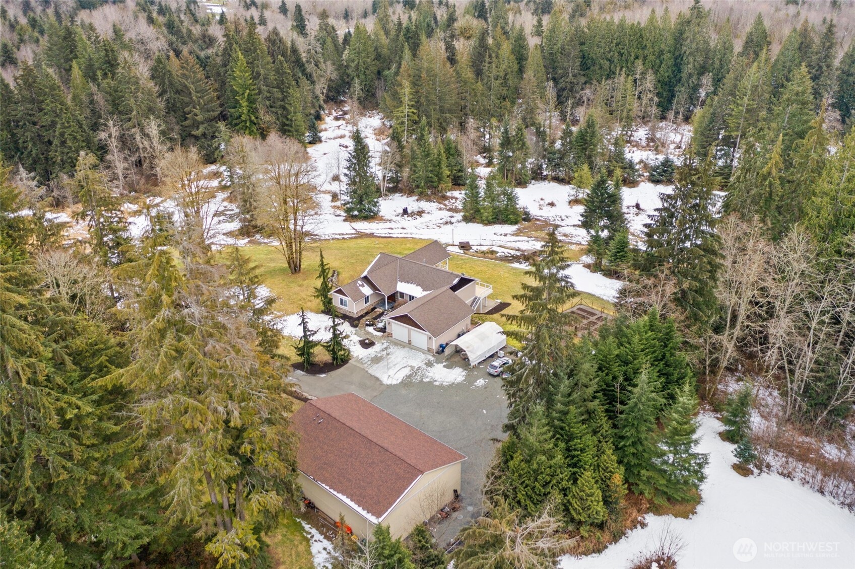 3505 Newberg Road Snohomish, WA 98290 - Photo 30 of 40 a view of houses with yard