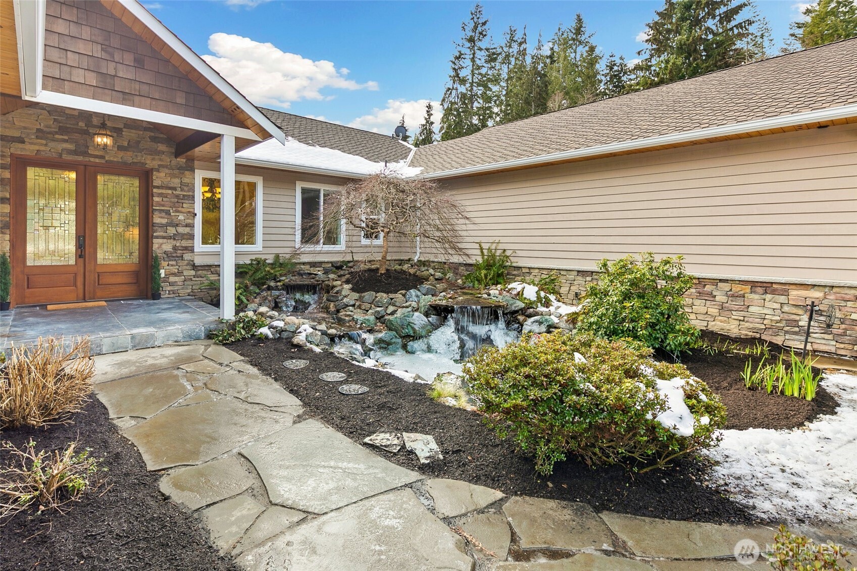 3505 Newberg Road Snohomish, WA 98290 - Photo 3 of 40 a front view of a house with a yard
