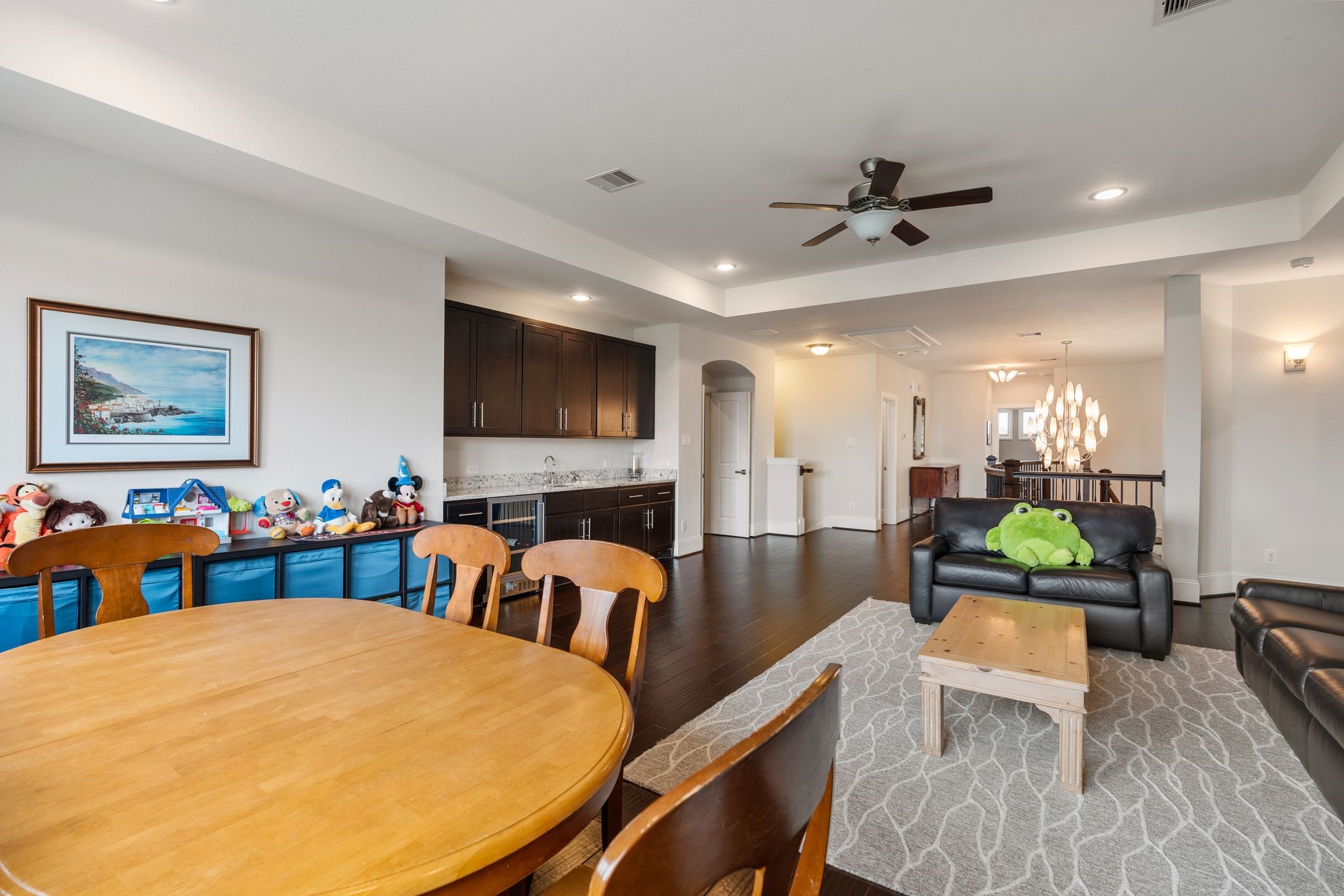 2926 Fairmont Ridge Lane Katy, TX 77494 - Photo 31 of 49 a living room with furniture and a flat screen tv
