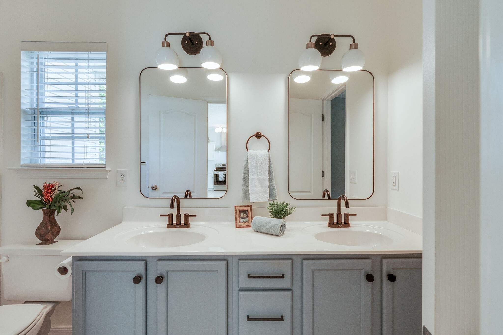 306 Cherry Drive Franklin, TN 37064 - Photo 14 of 30 a bathroom with a sink double vanity and a mirror