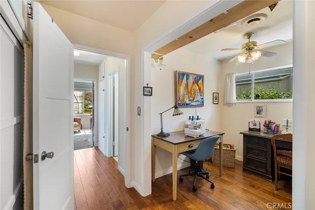 an aerial view of a house with a ocean view
