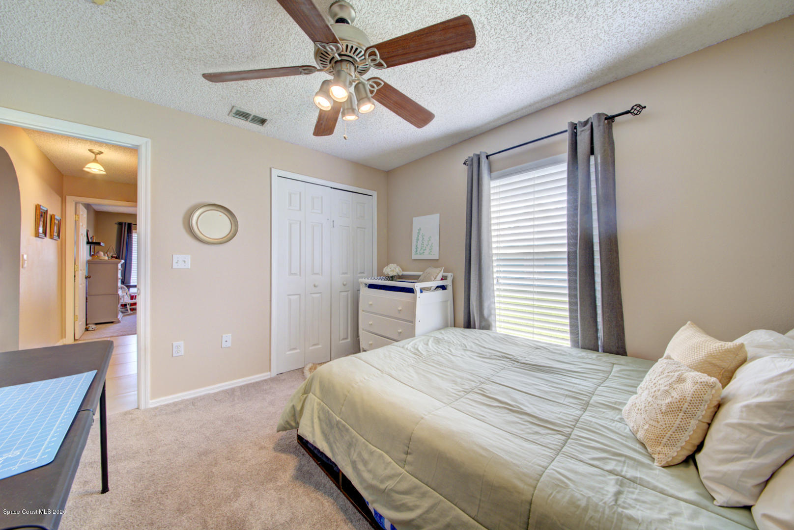 2380 High Ridge Road Palm Shores, FL 32935 - Photo 42 of 58 bedroom 3 with carpet