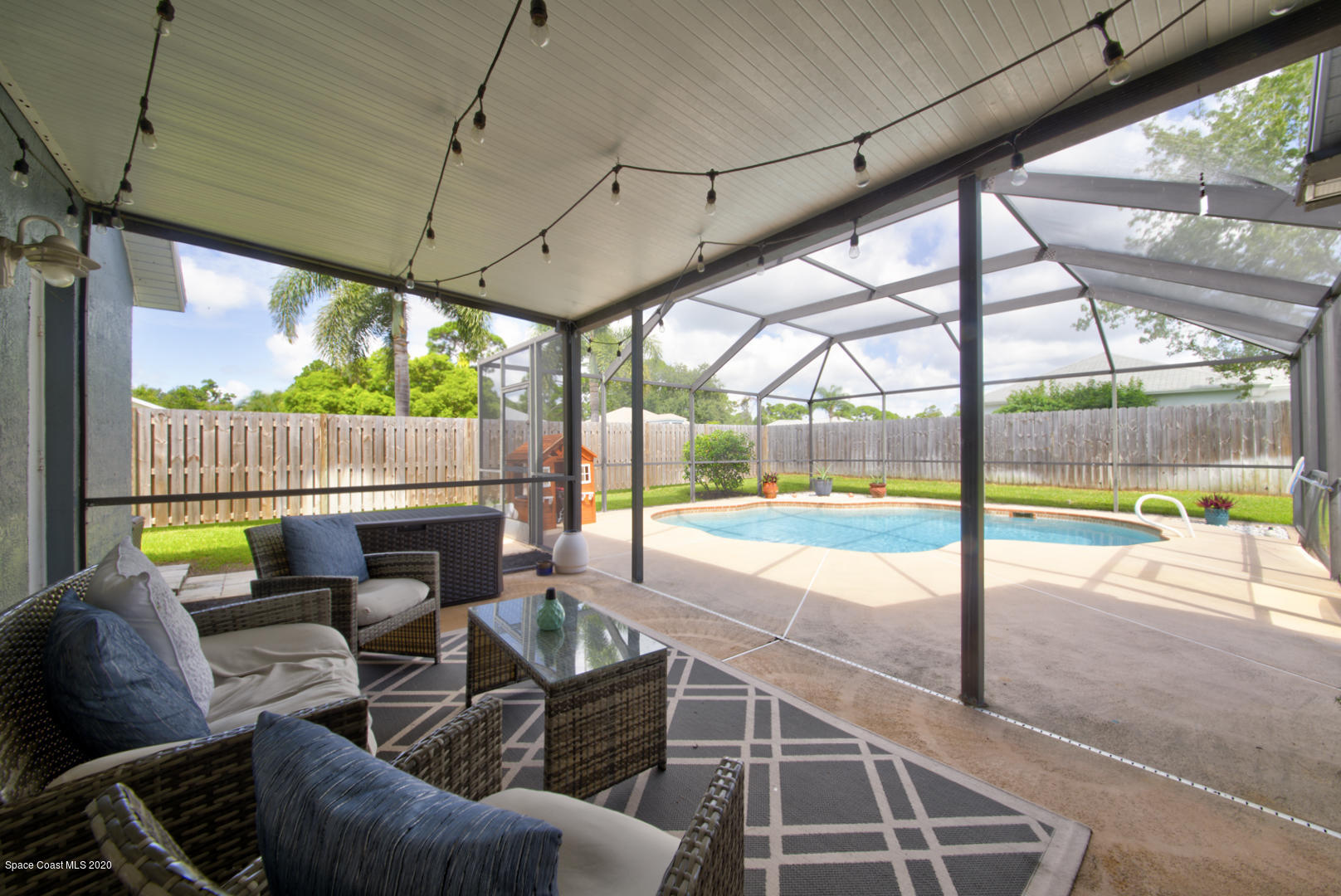 2380 High Ridge Road Palm Shores, FL 32935 - Photo 45 of 58 lanai & pool