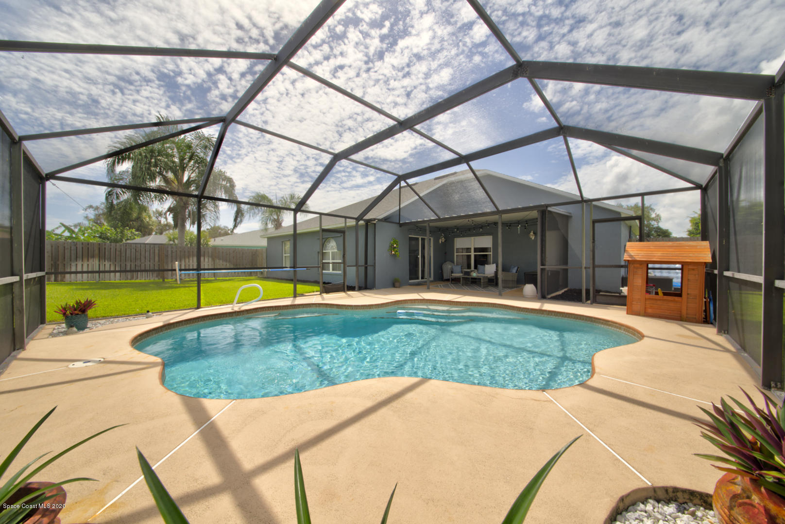 2380 High Ridge Road Palm Shores, FL 32935 - Photo 48 of 58 screened-in pool area