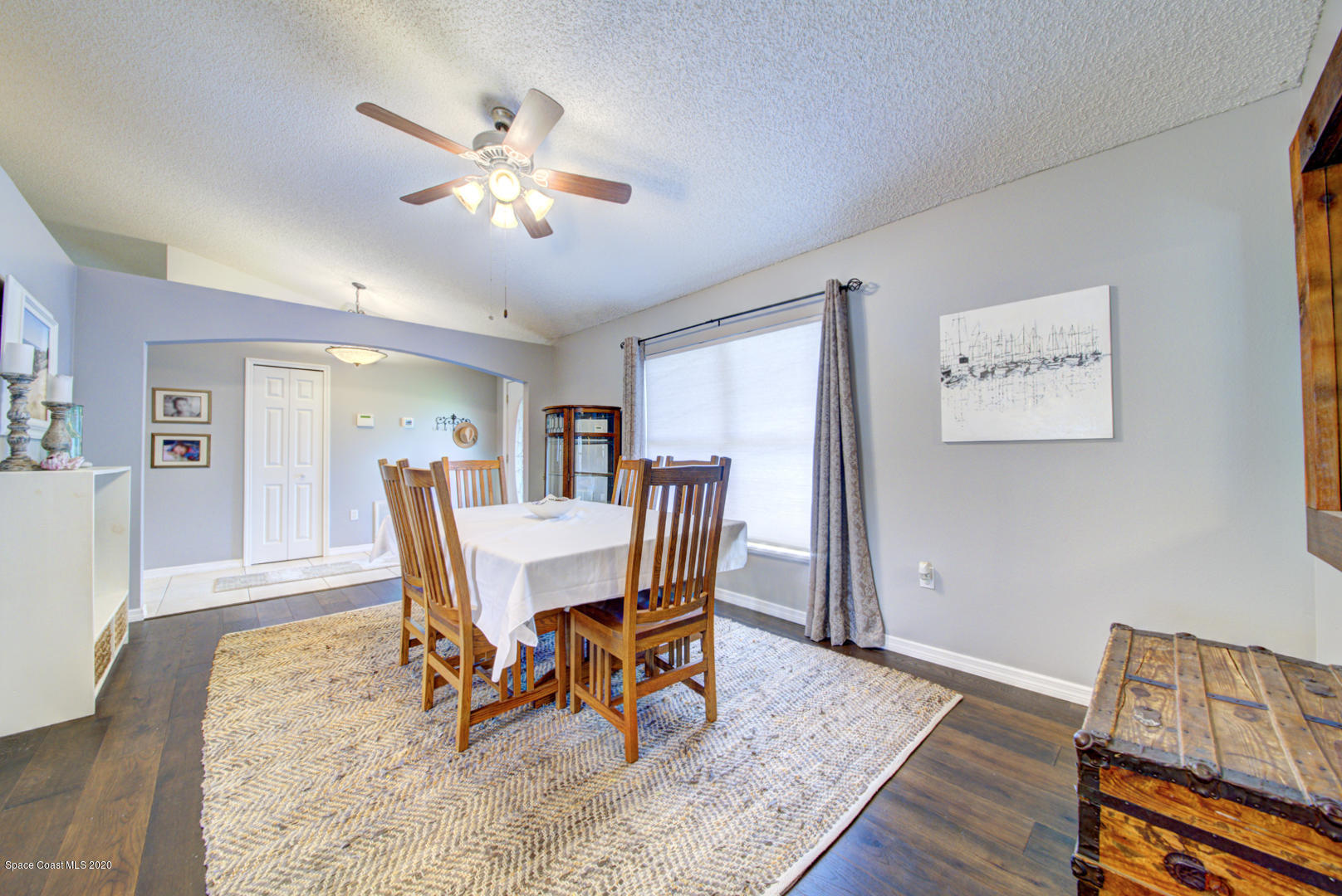 2380 High Ridge Road Palm Shores, FL 32935 - Photo 10 of 58 dining room with fan