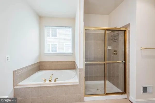 a close up of a bathtub