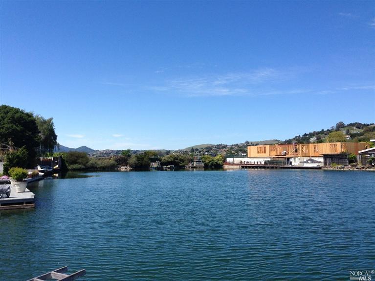 a view of a lake view and mountain view