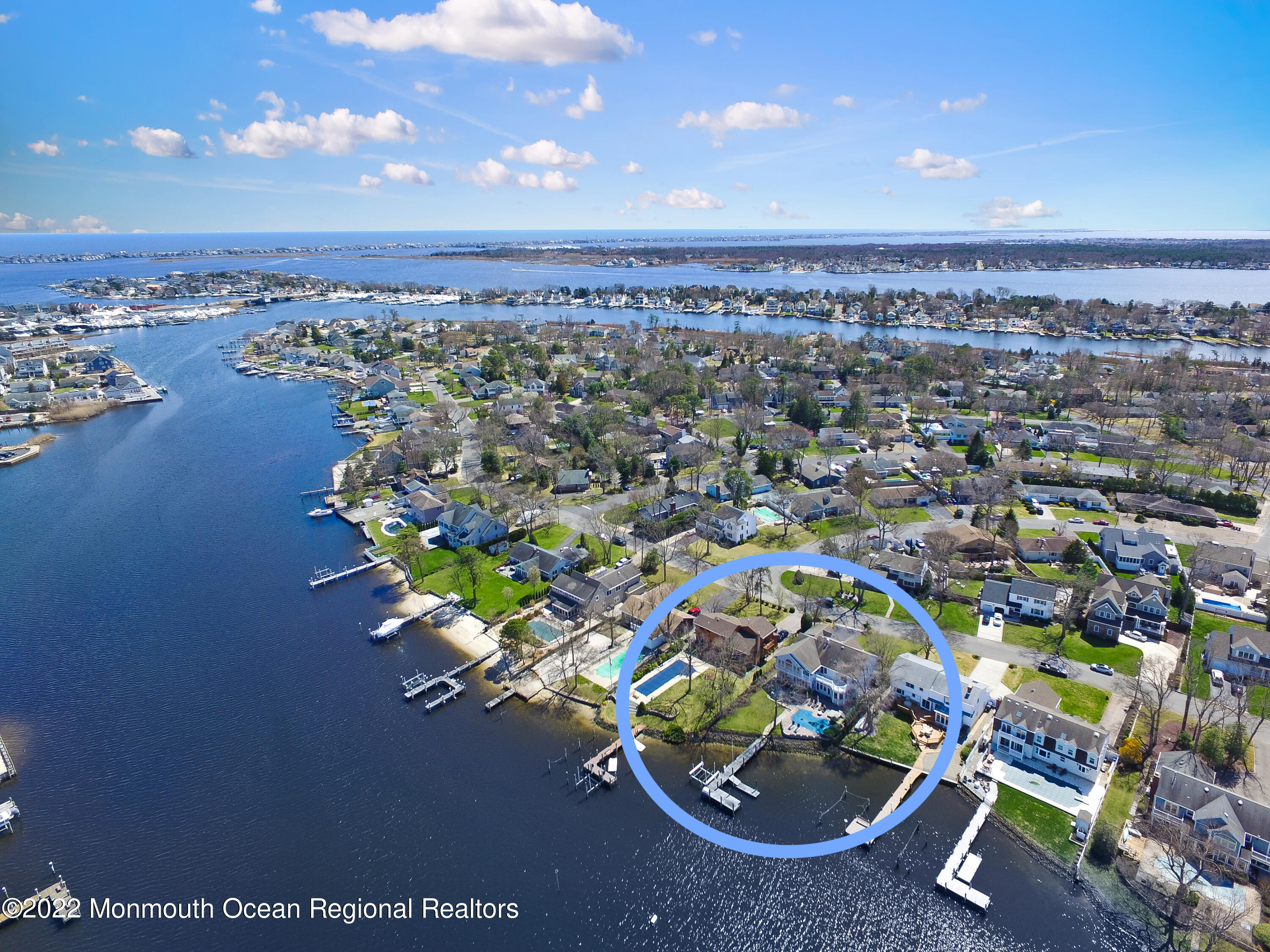 574 Harbor Road Brick, NJ 08724 - Photo 3 of 65 an aerial view of a residential houses with outdoor space and street view