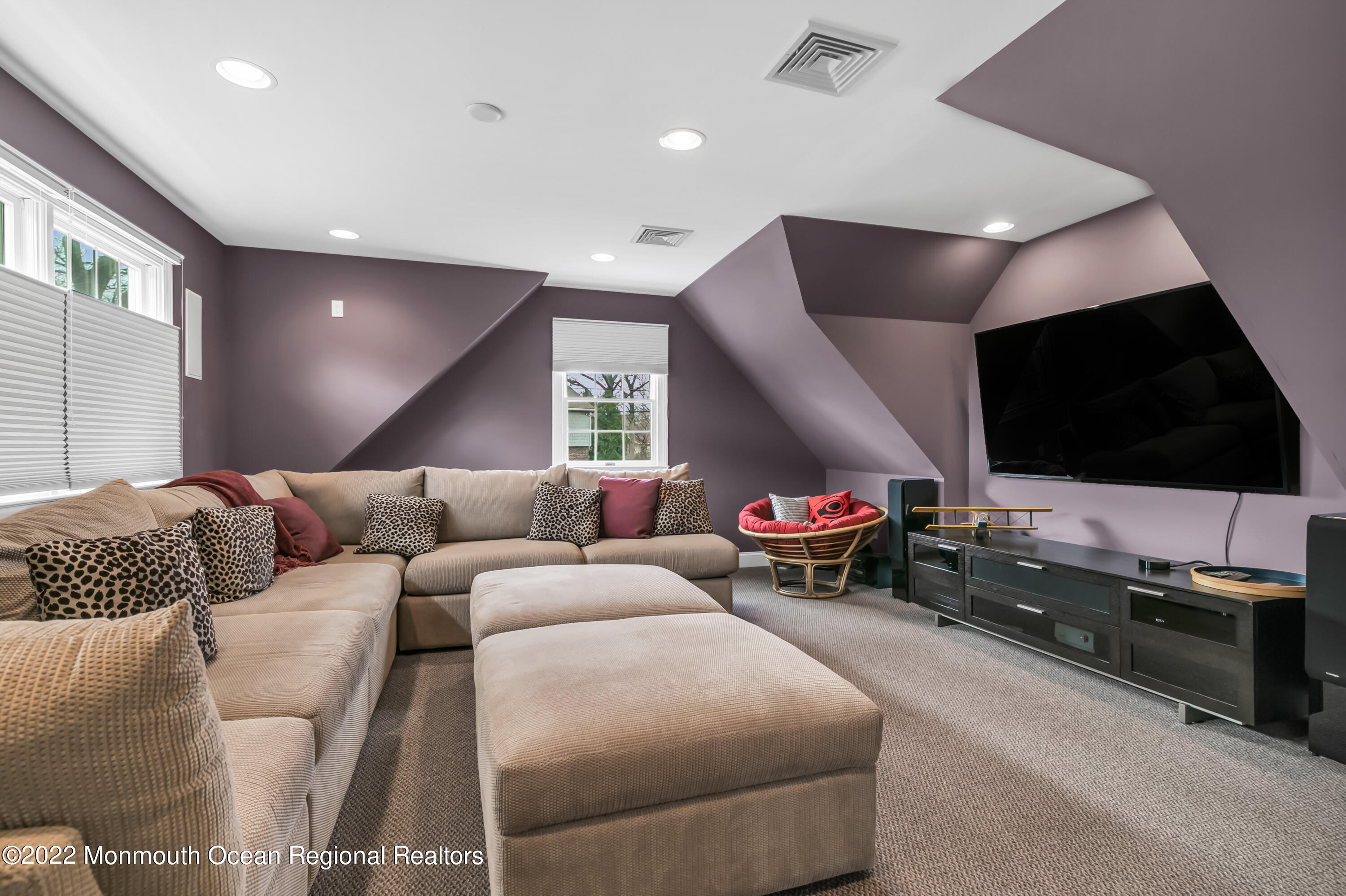 574 Harbor Road Brick, NJ 08724 - Photo 42 of 65 a living room with furniture and a flat screen tv