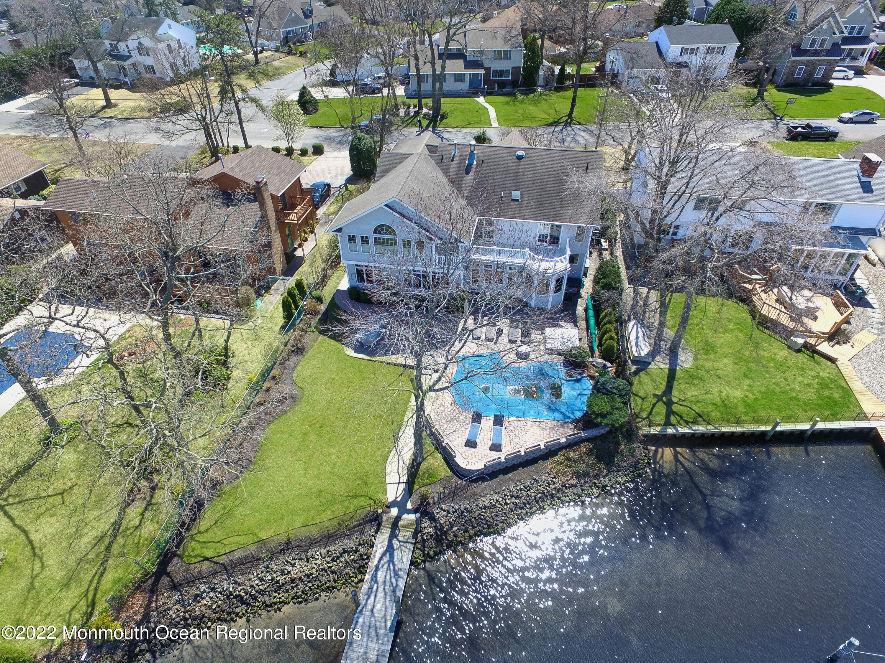 574 Harbor Road Brick, NJ 08724 - Photo 57 of 65 a aerial view of a house with a yard