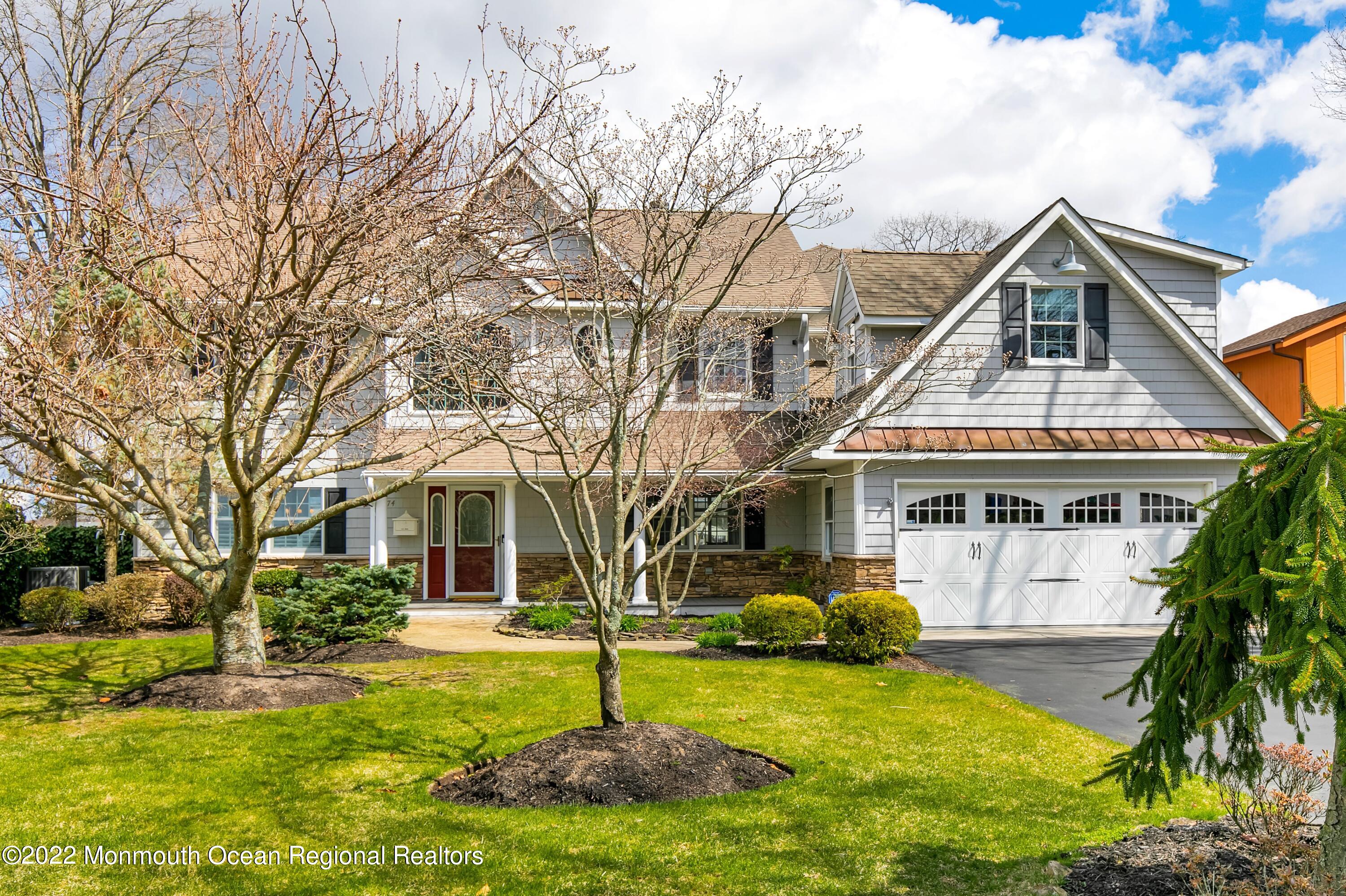 574 Harbor Road Brick, NJ 08724 - Photo 65 of 65 a front view of a house with a yard