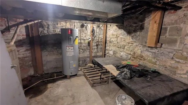 a view of water heater room