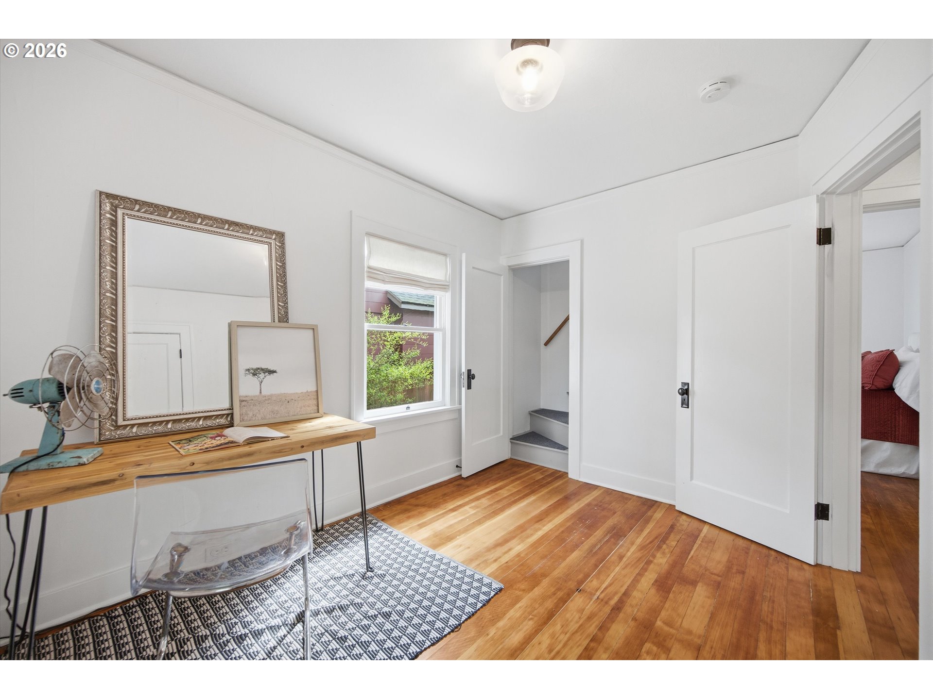 1934 Northeast 55th Avenue Portland, OR 97213 - Photo 15 of 23 a view of a room with wooden floor and a window